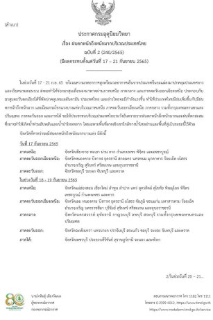 กรมอุตุฯประกาศฉบับที่-2-เตือน-17-21-กย.ทั่วไทยเจอร่องมรสุม-ทำฝนตกหนัก-ลมกระโชก