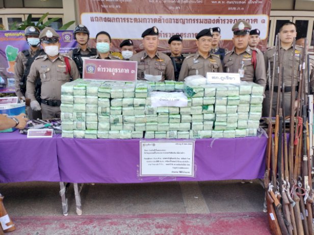ตำรวจภูธรภาค-3-กวดล้างอาวุธปืน-ยาเสพติดของกลางอื้อซ่า